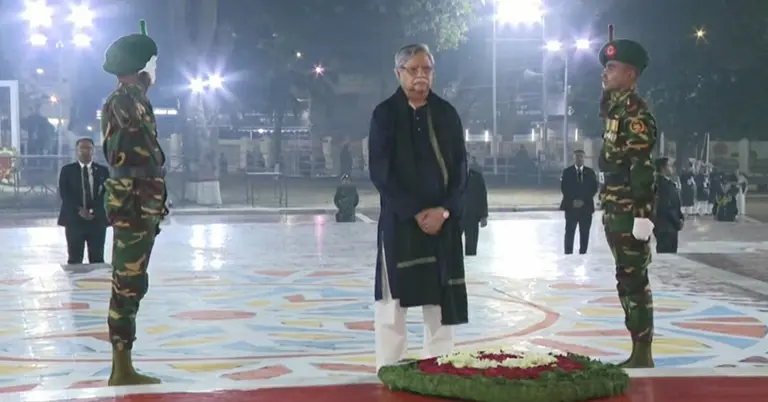 ভাষা শহিদদের প্রতি শ্রদ্ধা জানান রাষ্ট্রপতি